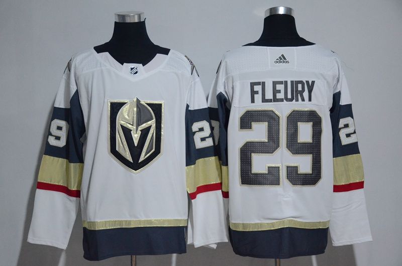 Women Vegas Golden Knights #29 Fleury Fanatics Branded Breakaway Home White Adidas NHL Jersey->->Women Jersey
